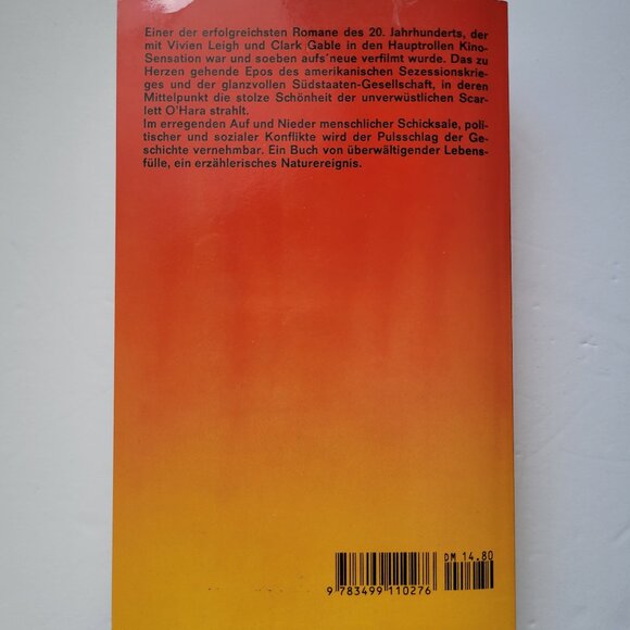 Vom Winde Werweht [German Edition] By Margaret Mitchell - Paperback - Picture 3 of 8